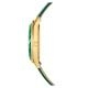 Swarovski Octea Nova arany színű zöld bőrszíjas női óra kristállyal 5650005