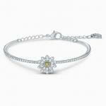 Swarovski Örök virág ezüst színű karperec 5542012