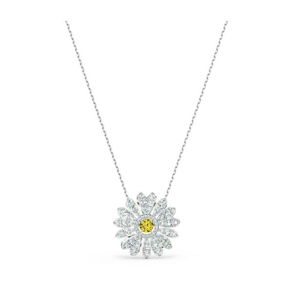Swarovski Örök virág ezüst színű nyaklánc kristályokkal 5512660