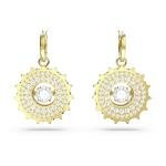 Swarovski Rota arany színű fülbevaló nap alakú kristállyal 5650364