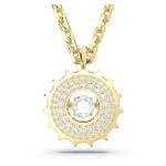 Swarovski Rota arany színű nyaklánc nap alakú fehér kristállyal  5650366