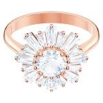 Swarovski Rozé gyűrű swarovski napsugárral 