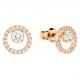 Swarovski Rozé kör fülbevaló swarovski kristállyal 5692263