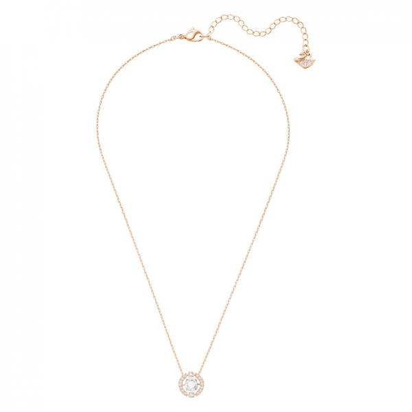 Swarovski Rozé nyaklánc mozgó swarovski kristállyal 5272364