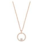 Swarovski Rozé nyaklánc swarovski kör medállal 5202446