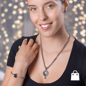Swarovski Ruthénium bevonatú hattyús szett - szett - Swarovski