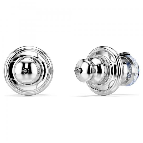 Swarovski Solitaire ezüst színű fülbevaló kék kristállyal 5725002