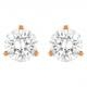 Swarovski Solitaire rozé fülbevaló swarovski kristállyal 5112156