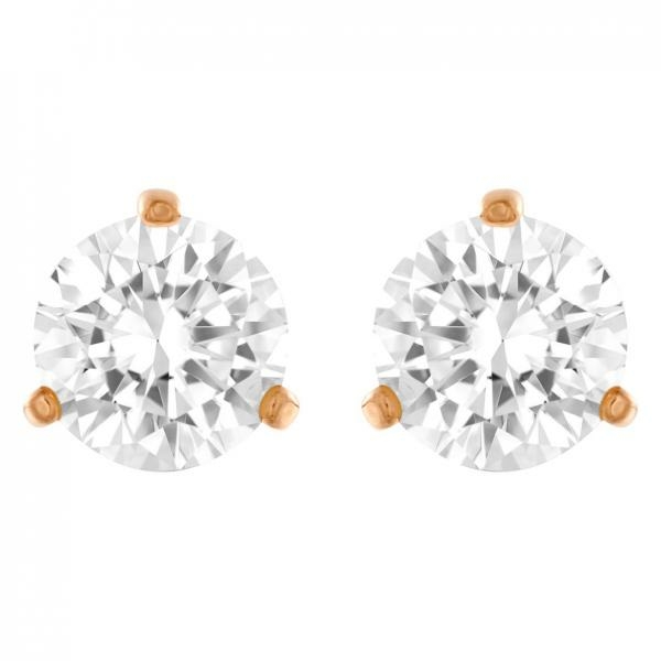 Swarovski Solitaire rozé fülbevaló swarovski kristállyal 5112156