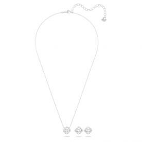 Swarovski Sparkling dance lóhere ezüst színű ékszer szett 5642929