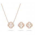 Swarovski Sparkling dance lóhere rozé ékszer szett 5642930