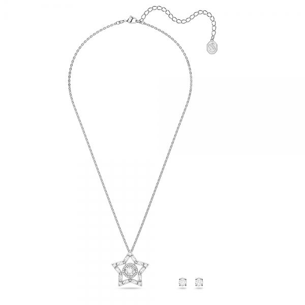 Swarovski Stella ezüst színű ékszer szett 5622729