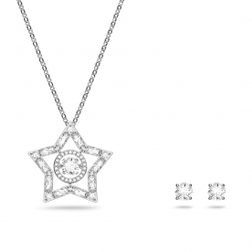 Swarovski Stella ezüst színű ékszer szett 5622729