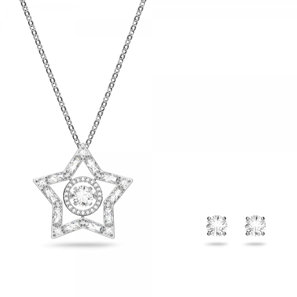 Swarovski Stella ezüst színű ékszer szett 5622729