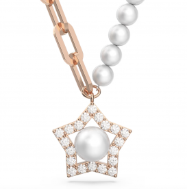 Swarovski Stella rozé kristály gyöngy nyaklánc csillaggal 5645381