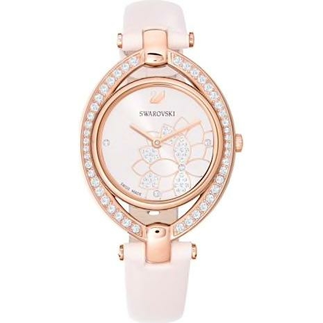 Swarovski Stella rozé rózsaszín bőr szíjas óra 5452507