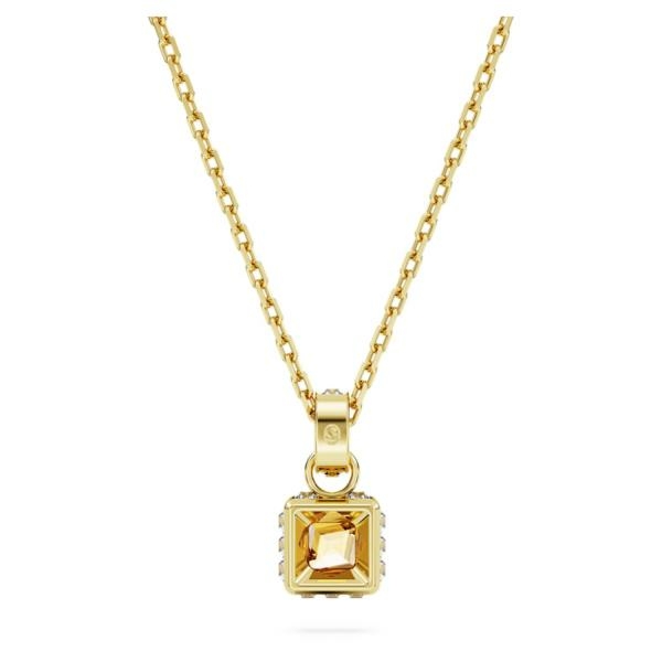 Swarovski Stilla arany színű nyaklánc négyzet alakú kristállyal 5648749