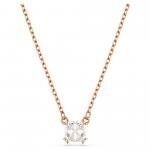 Swarovski Stilla rose nyaklánc négyzet alakú kristállyal 5701904
