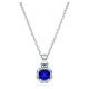 Swarovski Szeptember királykék köves nyaklánc 5651790
