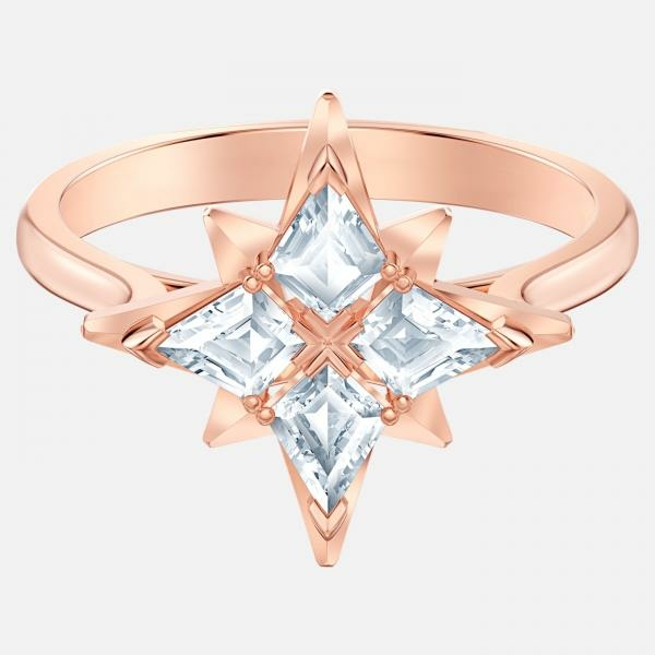 Swarovski Szimbolikus csillag rozé gyűrű 