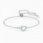 Swarovski Szív és végtelen sliding karkötő kristállyal 5604200