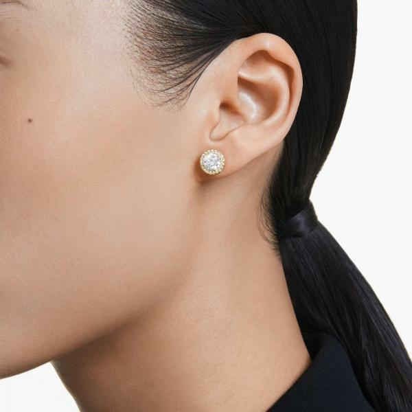 Swarovski Una arany színű bedogós fülbevaló 5686637