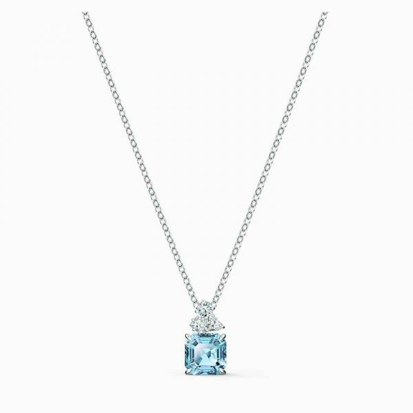 Swarovski Vízszínű csillogó medál ezüst színű láncon 5516483