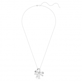 Swarovski Volta ezüst színű nyaklánc masni medállal kristályokkal 5647561