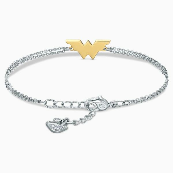 Swarovski Wonder Women ezüst és arany színű karkötő 5502311