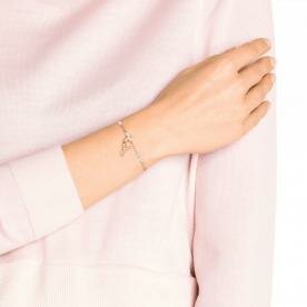 Swarovski Y betű rozé charm 5437612