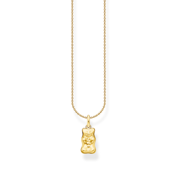 Thomas Sabo  Aranyozott ezüst Haribo gumi maci nyaklánc KE2325-413-39-L50v