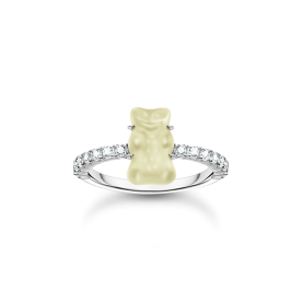Thomas Sabo  Ezüst gyűrű fehér Haribo gumi macival 