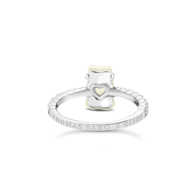 Thomas Sabo  Ezüst gyűrű fehér Haribo gumi macival 