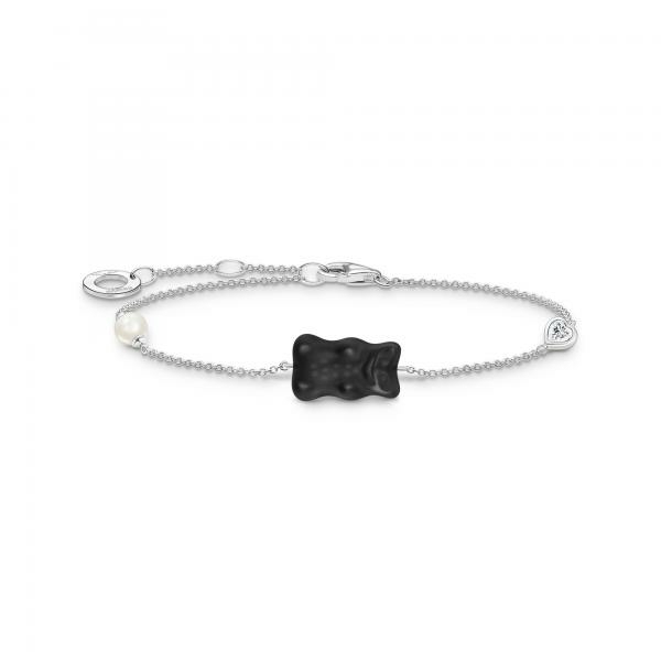 Thomas Sabo  Ezüst karkötő fekete Haribo gumi macival A2151-052-11-L19v