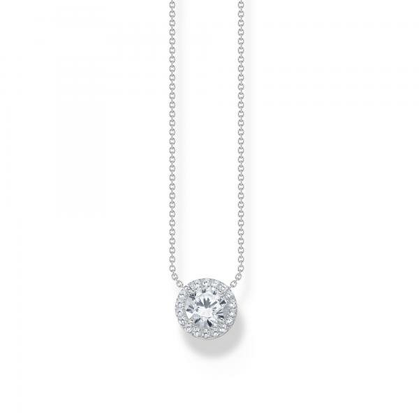 Thomas Sabo  Ezüst nyaklánc fénylő cirkónia medállal KE2279-051-14-L45v