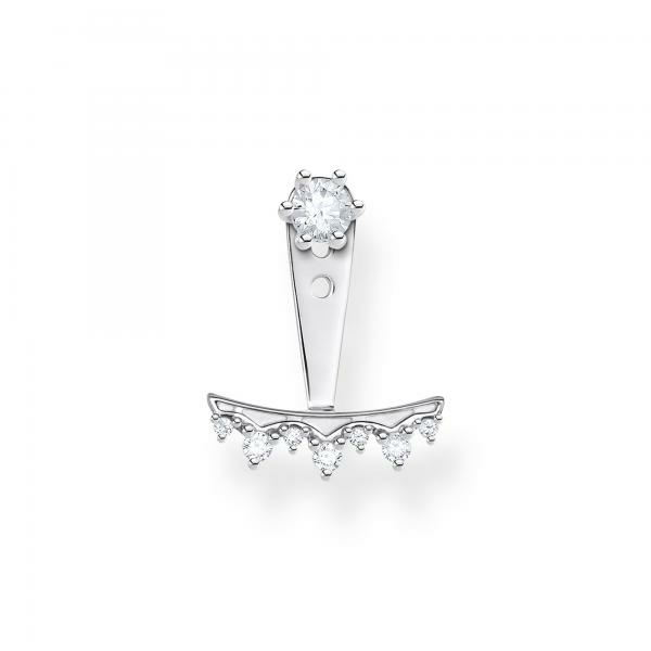 Thomas Sabo  Fél pár ezüst fülbevaló levehető köves dísszel H2153-051-14