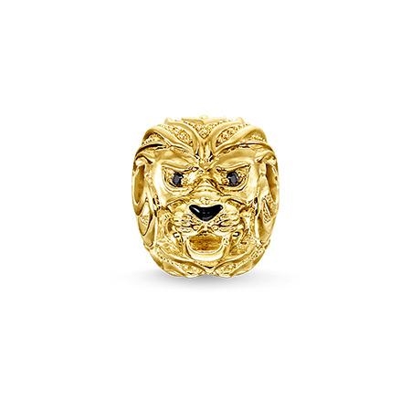 Thomas Sabo  Oroszlán 18K arannyal bevont ezüst karma gyöngy K0246-565-39