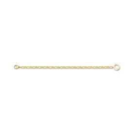 Thomas Sabo 18K arannyal bevont ezüst charm club karkötő 