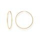 Thomas Sabo 18K arannyal bevont ezüst nagy karika fülbevaló CR729-413-39