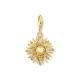 Thomas Sabo 18K arannyal bevont ezüst nap charm 1935-488-7