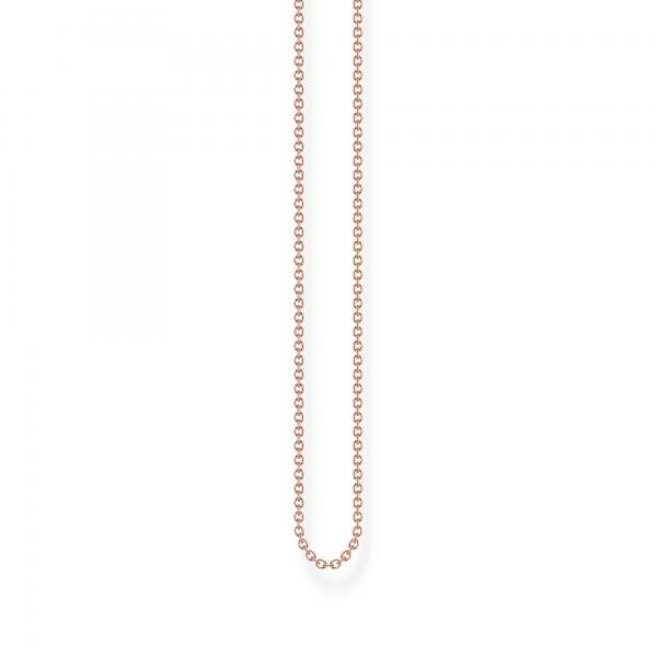 Thomas Sabo 18K rozéarannyal bevont finom ezüst lánc 