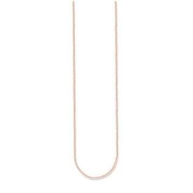 Thomas Sabo 18K rózsaarannyal bevont ezüst nyaklánc1 