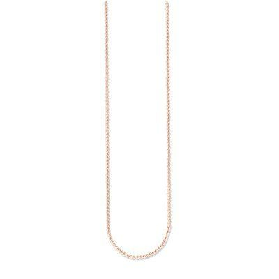 Thomas Sabo 18K rózsaarannyal bevont ezüst nyaklánc1 
