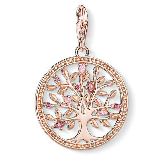 Thomas Sabo A szeretet fája pink rozé charm 1700-626-9