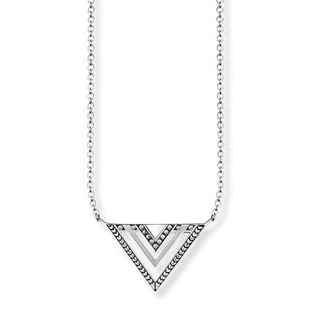 Thomas Sabo Africa háromszög ezüst nyaklánc KE1568-637-21-L45