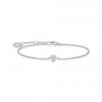 Thomas Sabo Állítható ezüst karkötő köves dísszel SCA150007