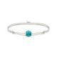 Thomas Sabo Állítható fehér textil karkötő howlit gyönggyel A2117-010-17-L22V