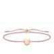 Thomas Sabo Állítható textil karkötő rozé szívvel A1996-597-19-L20