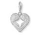 Thomas Sabo Angyalszí­v ezüst charm 0613-001-12