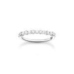 Thomas Sabo Apró cirkónia köves ezüst gyűrű 